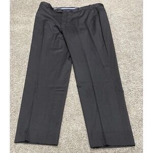 Peter Millar‎ Wool Dress Pants Mens 40R (40x31) Dark Gray Slacks Golf